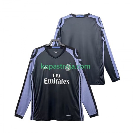 Billiga Fotbollströjor Real Madrid 2016 2017 Retro Tredje tröja Långärmad